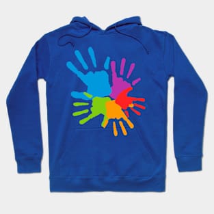 Colourfull hands | Happy Soul Hoodie